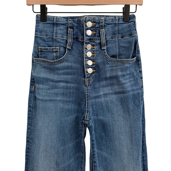 Veronica Beard Dark Blue Flare Jeans - Picture 2 of 11